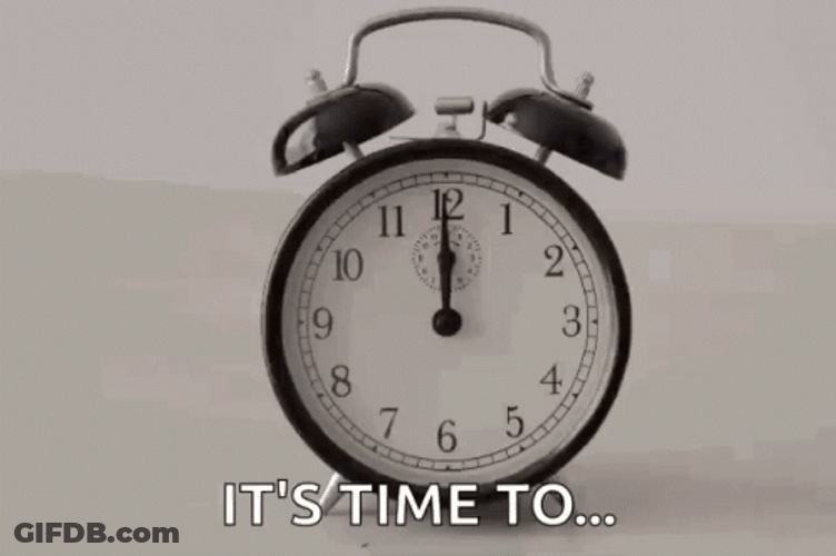 Clock It's Time To GIF