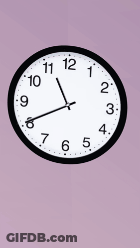 Clock Showing 5:05 GIF