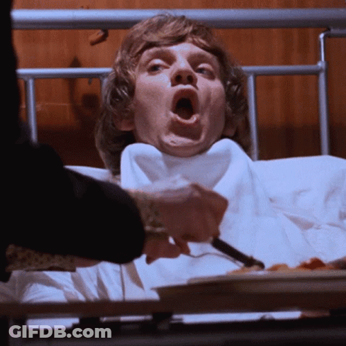 Clockwork Orange Alex Hospitalized Eating GIF