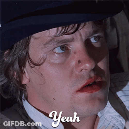 Clockwork Orange Dim Scared Yeah GIF