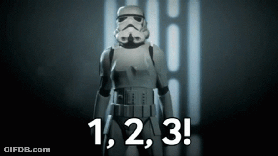 Clone Soldier Counting To Three GIF