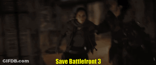 Clone Trooper Holding Gun Star Wars Battlefront 2 GIF