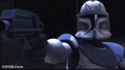 Clone Trooper In Star Wars Video Game GIF