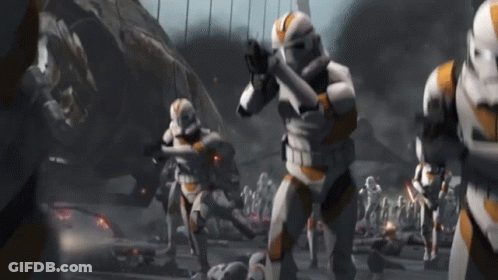 Clone Troopers Fighting Each Other GIF