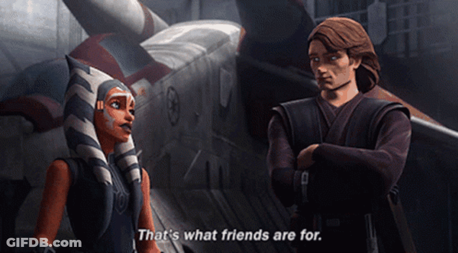 Clone Wars Ahsoka With Anakin GIF