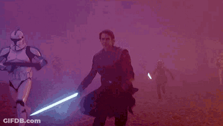 Clone Wars Anakin Skywalker Sword GIF