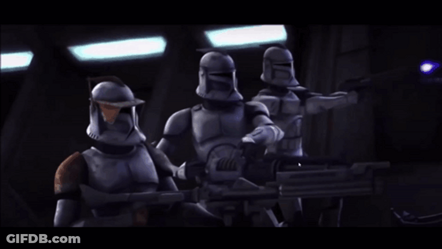 Clone Wars Attack Begins GIF