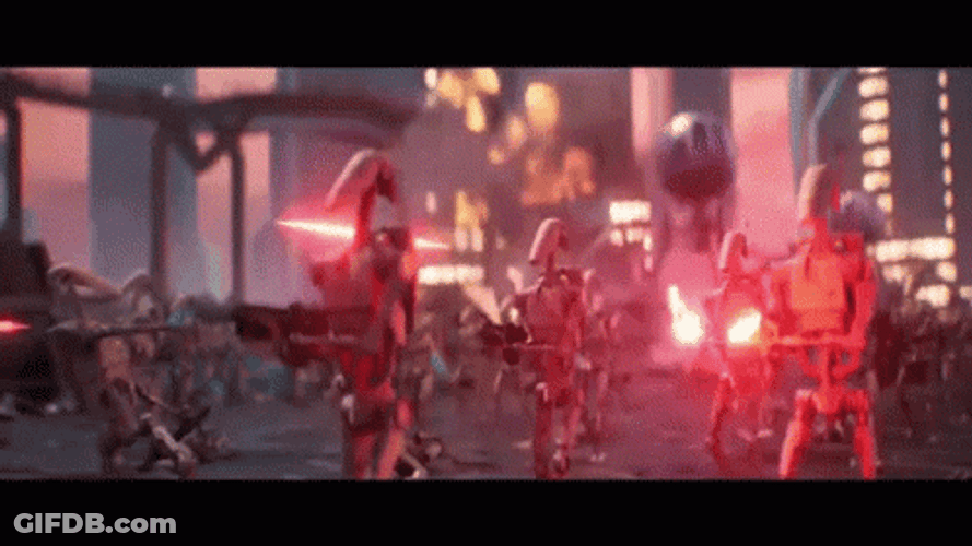 Clone Wars Firing Gun GIF