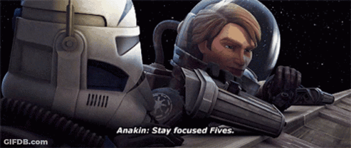 Clone Wars In The Outer Space GIF