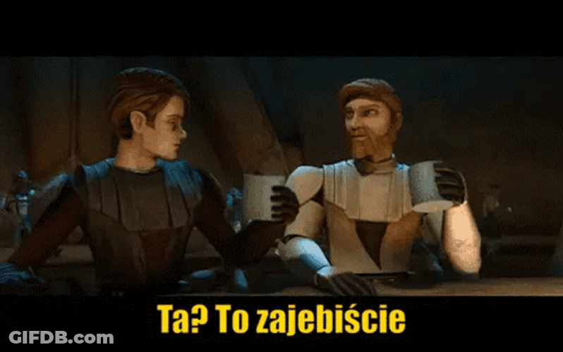 Clone Wars Night Drinks GIF