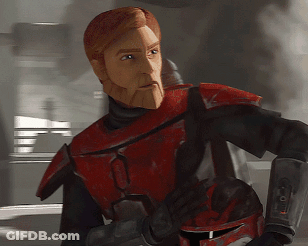 Clone Wars Obi-Wan Armour GIF