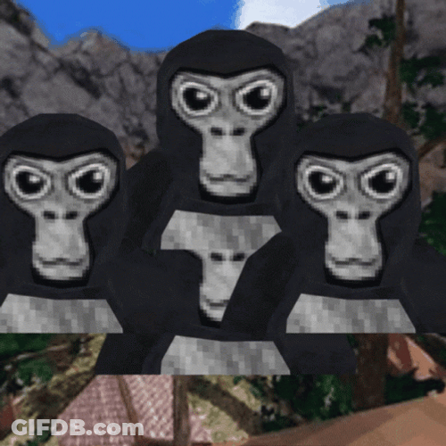 Cloning Of The Black Gorilla Tag GIF