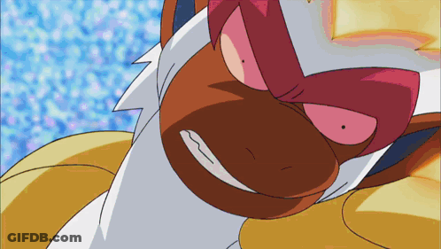 Close Up Angry Cartoon Character GIF