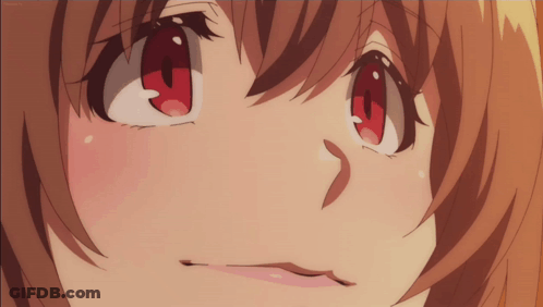 Close Up Anime Girl Red Eyes GIF
