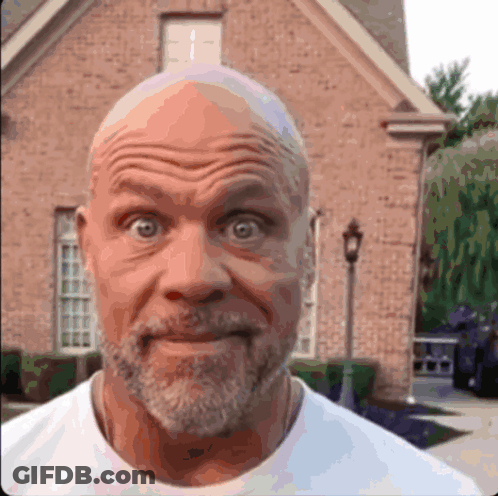 Close Up Bearded Man Looking Away GIF