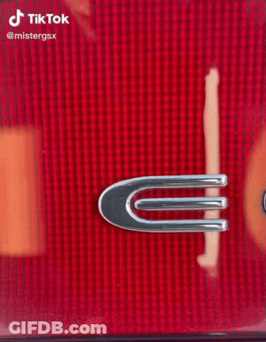 Close Up Car Emblem Letter S GIF
