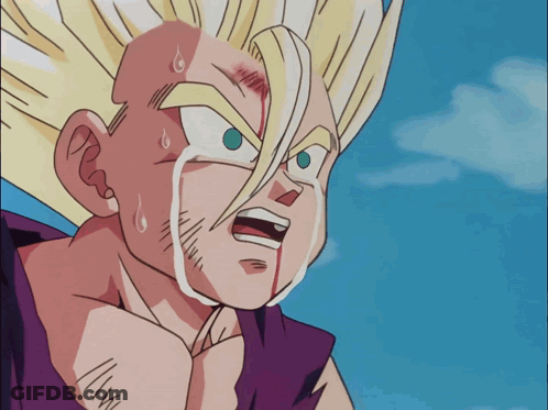Close Up Cartoon Character Crying GIF