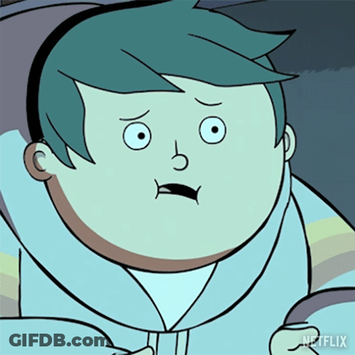 Close Up Cartoon Character Netflix GIF