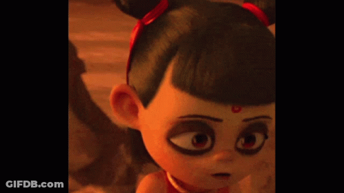 Close Up Cartoon Character Smiling GIF