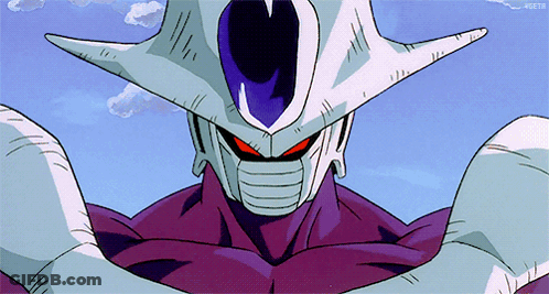 Close Up Cartoon Character With Blue Sky Saying 4Getr GIF
