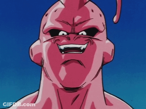 Close Up Cartoon Character With Fangs GIF