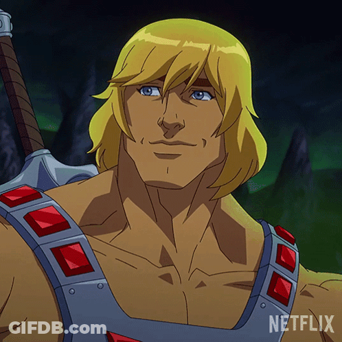Close Up Cartoon Character With Netflix GIF