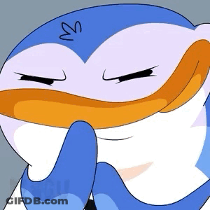 Close Up Cartoon Character With S On Head GIF