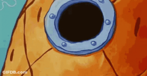 Close Up Cartoon Eye With Hole GIF