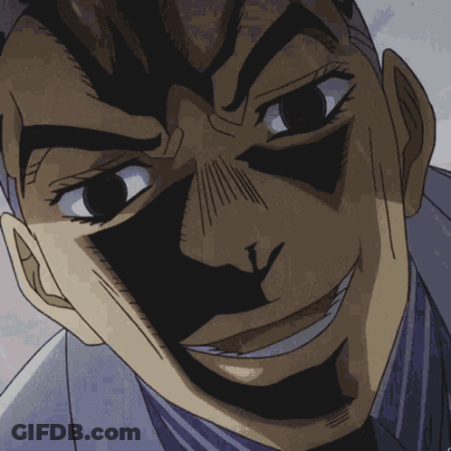 Close Up Cartoon Face Smiling GIF