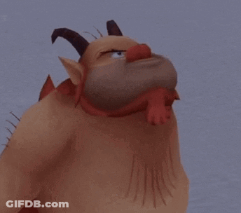 Close Up Cartoon Face Surprised Expression GIF