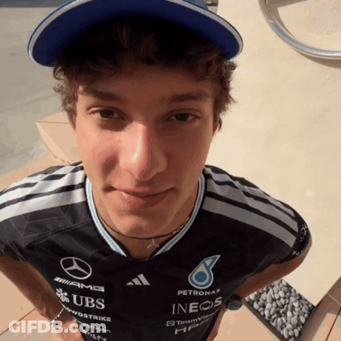 Close Up Cartoon Face With Hand GIF