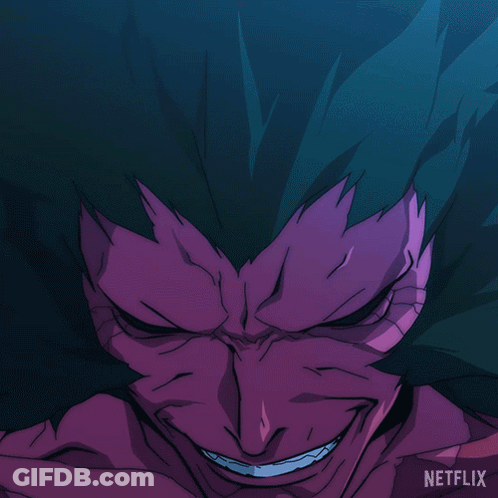 Close Up Cartoon Face With Netflix GIF