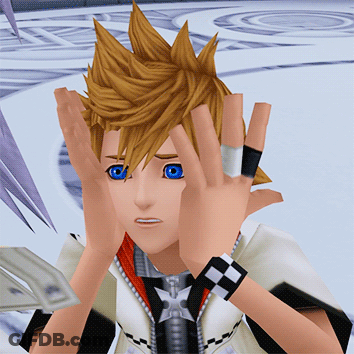 Close Up Cartoon Making Face With Hands GIF