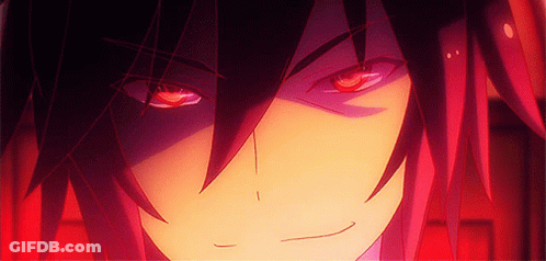 Close Up Character With Red Eyes GIF