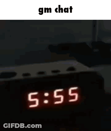Close Up Clock 5:55 GIF
