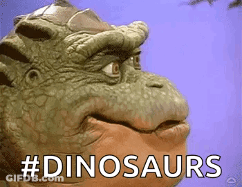 Close Up Dinosaur Face Dinosaurs GIF