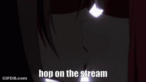 Close Up Eye Hop On The Stream GIF