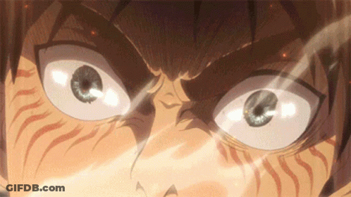 Close Up Eyes With Flame GIF