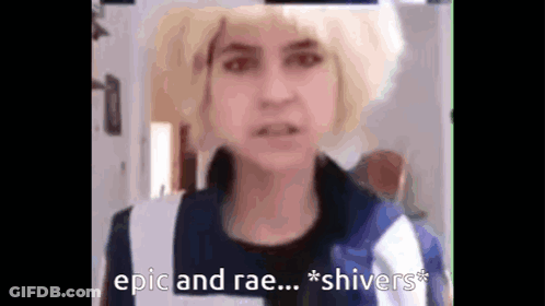 Close Up Face Epic And Rae Shivers GIF