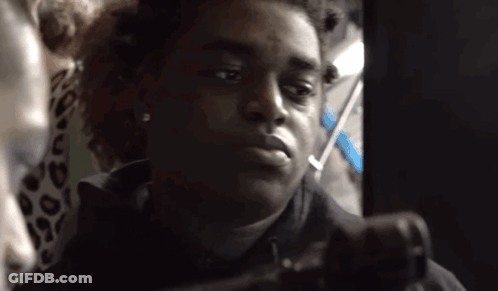 Close Up Face In Dark Room With Woman GIF