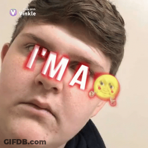 Close Up Face In Dark Room GIF