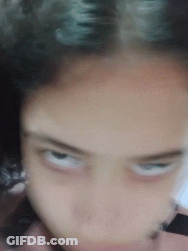 Close Up Face Looking At Camera GIF