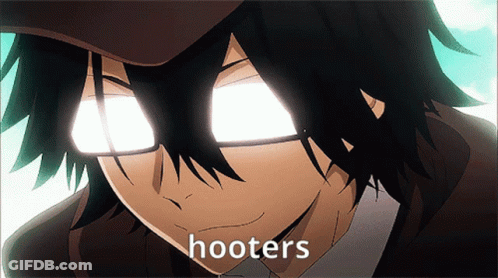 Close Up Face Saying Hooters GIF
