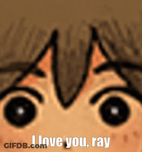 Close Up Face Saying I Love You Ray GIF