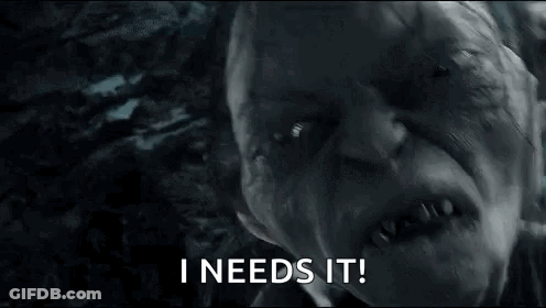 Close Up Face Saying I Need It GIF