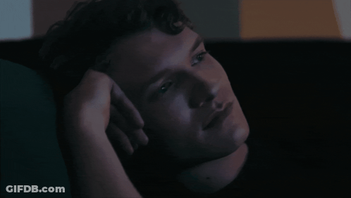 Close Up Face Saying Im Just Kidding GIF
