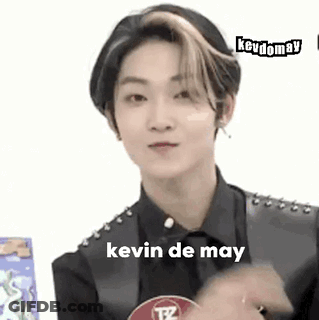Close Up Face Saying Kevin De May GIF