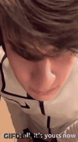 Close Up Face Saying Take It All It's Yours Now GIF