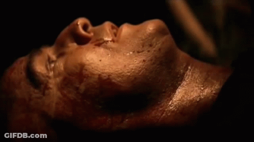 Close Up Face Saying The Patter GIF