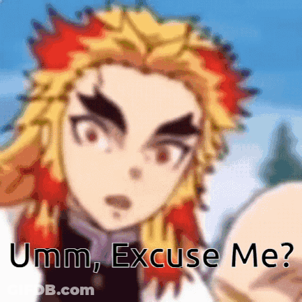 Close Up Face Saying Umm Excuse Me GIF